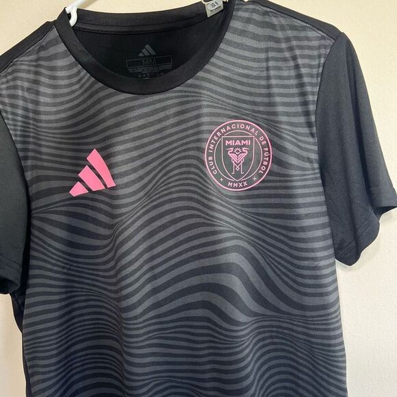 Adidas Black Inter Miami Soccer Jersey Messi Number 10 NEW Medium Men - Picture 3 of 6